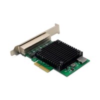 DIGITUS - DN-10136 - PCIe 4xGb Netzwerkk. Realtek