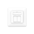 DIGITUS - DN-9010/8-2 - CAT.6a Datendose, 2xRJ45, UP