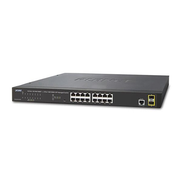 Planet - PL-GS-4210-16T2S - 19" Switch, 16x10/100/1000T
