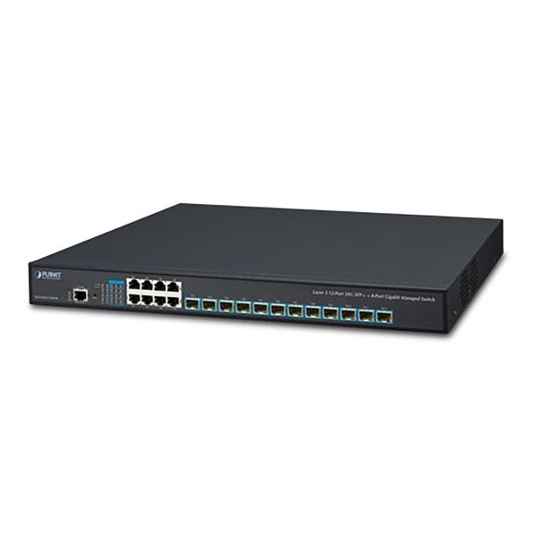 Planet - PL-XGS-6350-12X8TR - 19" Switch, 20 Port, 8xRJ45