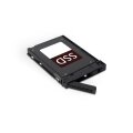 Icy Dock MB742TP-B - Universal - HDD-Käfig - Kunststoff - Schwarz - 2.5" - 134 mm