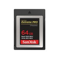 SanDisk ExtremePro 64GB - 64 GB - CFexpress - 1500 MB/s - 800 MB/s - Schwarz