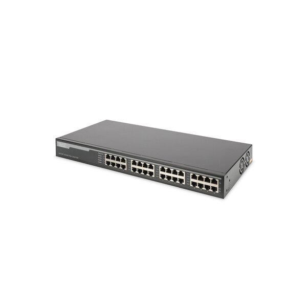DIGITUS 16-Port 10G Ethernet PoE+ Injektor, 802.3at, 250 W