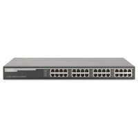 DIGITUS 16-Port Gigabit Ethernet PoE+ Injektor, 802.3at, 250 W