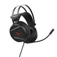 Steelplay HP51 - Kopfhörer - Kopfband - Gaming - Schwarz - Rot - Binaural - Drehregler