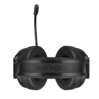 Steelplay HP51 - Kopfhörer - Kopfband - Gaming - Schwarz - Rot - Binaural - Drehregler