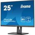 Iiyama ProLite Ein 25" (63 cm) Desktop-Monitor mit 1920x1200 Auflösung - IPS-Panel-Technologie und einem höhenverstellbarem Standfuß - 63,5 cm (25") - 1920 x 1200 Pixel - WUXGA - LED - 4 ms - Schwarz