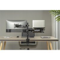 DIGITUS Single Monitorhalterung & Notebookhalterung, 1x32", 2x 9 kg