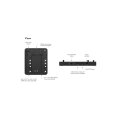 ICY BOX IB-2915MSCL-C31 - HDD - SSD - SATA - Serial ATA II - Serial ATA III - 2.5,3.5,M.2 - USB 3.2 Gen 2 (3.1 Gen 2) Type-C - 10 Gbit/s - Schwarz