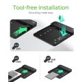 ICY BOX IB-2915MSCL-C31 - HDD - SSD - SATA - Serial ATA II - Serial ATA III - 2.5,3.5,M.2 - USB 3.2 Gen 2 (3.1 Gen 2) Type-C - 10 Gbit/s - Schwarz