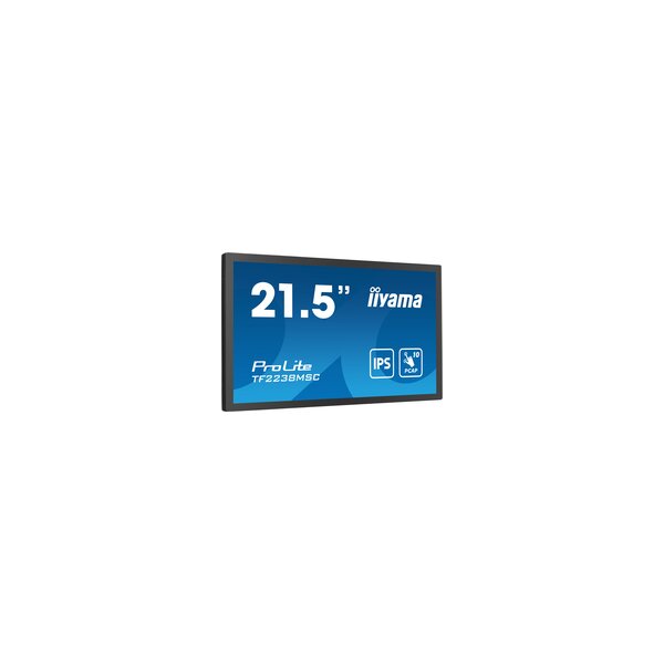 Iiyama 21.5” (54.5 cm) 10pt Optical-Bonded-PCAP Open-Frame Touch-Monitor mit IPS-Panel-Technologie - Edge-to-Edge-Glasdesign - Anti-Fingerprint-Beschichtung und einem Metallgehäuse - Digitale A-Platine - 55,9 cm (22") - LED - 1920 x 1080 Pixel