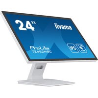 Iiyama ProLite 23.8” (60.5 cm) PCAP 10-Punkt Multi-Touch-Monitor mit Edge-to-Edge Glas Design und Anti-Fingerprint-Beschichtung - 60,5 cm (23.8") - 1920 x 1080 Pixel - Full HD - LCD - 14 ms - Weiß