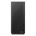Sharkoon VS9 RGB - Midi Tower - PC - Schwarz - ATX - micro ATX - Mini-ATX - Heimbüro - 15,8 cm