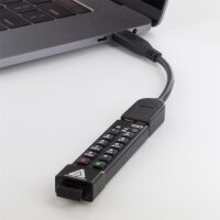Apricorn Aegis Secure Key 3NX - USB-Flash-Laufwerk - 256 GB - Flash-Speicher - unsortiert