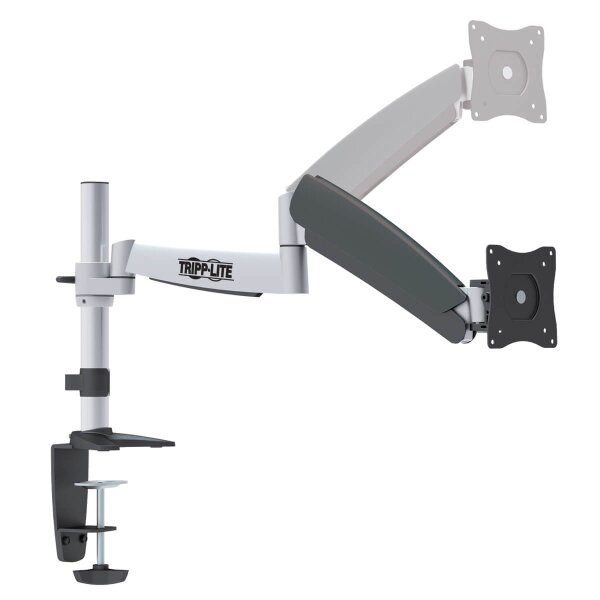 Tripp DDR1327S Vollbewegliche Tischhalterung für 13 bis 27 Zoll Monitore – Klemme und Tülle - 9 kg - 33 cm (13") - 68,6 cm (27") - 75 x 75 mm - 100 x 100 mm - Schwarz