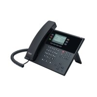Auerswald COMfortel D-210 - IP-Telefon - Schwarz - Kabelloses Mobilteil - Kunststoff - 3 Zeilen - 2000 Eintragungen