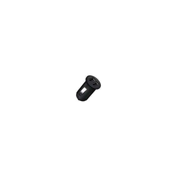 Transcend Dual USB-Netzadapter für Zigarettenanzünder - DC-Adapter - Schwarz - 8 m - 12 - 24 V - 5 V - 2,4 A
