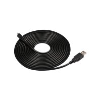 Transcend Dual USB-Netzadapter für Zigarettenanzünder - DC-Adapter - Schwarz - 8 m - 12 - 24 V - 5 V - 2,4 A