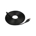 Transcend Dual USB-Netzadapter für Zigarettenanzünder - DC-Adapter - Schwarz - 8 m - 12 - 24 V - 5 V - 2,4 A