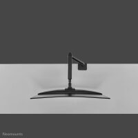 Neomounts DS70S-950BL1 Monitorarm 17-49" - Gasfeder - Topfix - 180°-Stopp - Klemme/Durchführung - 18 kg - 43,2 cm (17") - 124,5 cm (49") - 100 x 100 mm - Schwarz