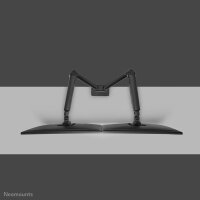 Neomounts Select Desk Mount double display topfix clamp &grommet