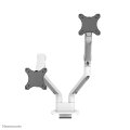 Neomounts DS70S-950WH2 Monitorarm 17-35" - Gasfeder - Topfix - 180°-Stopp - Klemme/Durchführung - 43,2 cm (17") - 88,9 cm (35") - 100 x 100 mm - Höhenverstellung - Weiß