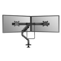 Neomounts Select Desk Mount double display crossbar topfix clamp