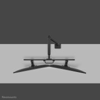 Neomounts Select Desk Mount double display crossbar topfix clamp