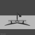 Neomounts DS75S-950BL2 Monitorarm 17-32" - Gasfeder - Topfix - 180°-Stopp - Klemme/Durchführung - 43,2 cm (17") - 81,3 cm (32") - 100 x 100 mm - Höhenverstellung - Schwarz