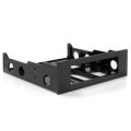 StarTech.com Speichereinschubadapter für 3.5" (8.9cm) Festplatten auf 5.25" (13.3cm) Schacht - 13,3 cm (5.25") - Frontblende - Schwarz - 3.5" - Kunststoff - 133,4 mm