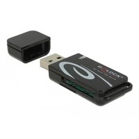 Delock Mini USB 2.0 Card Reader mit SD und Micro SD Slot...