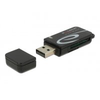 Delock Mini USB 2.0 Card Reader mit SD und Micro SD Slot...