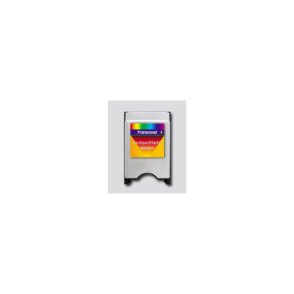 Transcend CompactFlash Adapter - CF - Silber - CompactFlash (Type I) - CE/FCC/BSMI/RCM - 54 mm - 5 mm