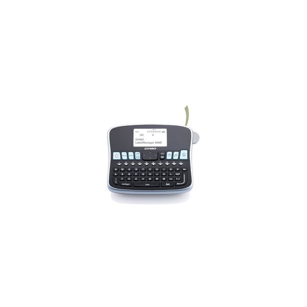 Dymo LabelManager ™ 360D QWERTZ - QWERTZ - D1 - Wärmeübertragung - 180 x 180 DPI - 12 mm/sek - Kabelgebunden