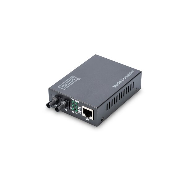 DIGITUS Fast Ethernet Medienkonverter, RJ45 / ST