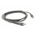 Zebra CBA-U21-S07ZBR - Schwarz - 2,1 m - USB - EAS - Männlich - Männlich