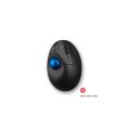 Kensington Pro Fit Ergo TB450 - rechts - Trackball - RF Wireless + Bluetooth - 1600 DPI - Schwarz - Blau