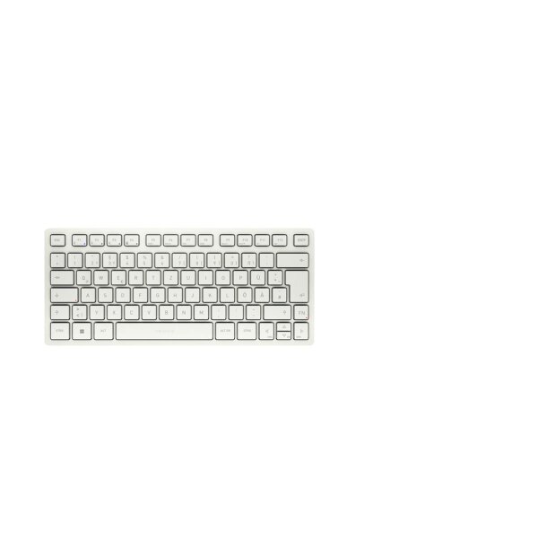 Cherry KW 7100 MINI BT - Kabellos - Bluetooth - Scherenschalter - QWERTZ - Weiß