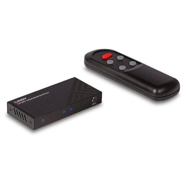 Lindy 38337 - HDMI - Mikro-USB - Metall - Schwarz - 60 Hz - 48 Gbit/s