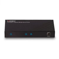 Lindy 38337 - HDMI - Mikro-USB - Metall - Schwarz - 60 Hz - 48 Gbit/s