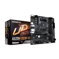 Gigabyte A520M DS3H V2 (rev. 1.0) - AMD - Socket AM4 - 3rd Generation AMD Ryzen™ 3 - 3rd Generation AMD Ryzen 5 - 3rd Generation AMD Ryzen™ 7 - 3rd... - Socket AM4 - 128 GB - DDR4-SDRAM