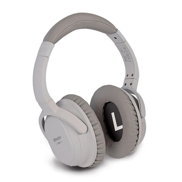 Lindy LH500XW - Verkabelt & Kabellos - Anrufe/Musik - 20 - 20000 Hz - 198 g - Kopfhörer - Grau