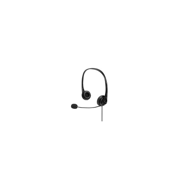 Lindy 42870 Binaural Kopfband Schwarz Headset