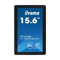 Iiyama ProLite Ein 15.6" (39.5 cm) PCAP Open Frame 10-Punkt-Multitouch-Monitor mit Edge-to-Edge Glas und IPS-Panel-Technologie - 39,6 cm (15.6") - 1920 x 1080 Pixel - Full HD - 5 ms - Schwarz