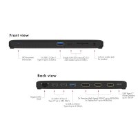 ICY BOX IB-DK2116-C USB-C HDMI DisplayPort