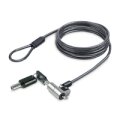 StarTech.com NANOK-LAPTOP-LOCK - 2 m - Nano - 2 Schlüssel - Kunststoff - Stahl - Zink - Schwarz - Silber