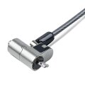 StarTech.com NANOK-LAPTOP-LOCK - 2 m - Nano - 2 Schlüssel - Kunststoff - Stahl - Zink - Schwarz - Silber