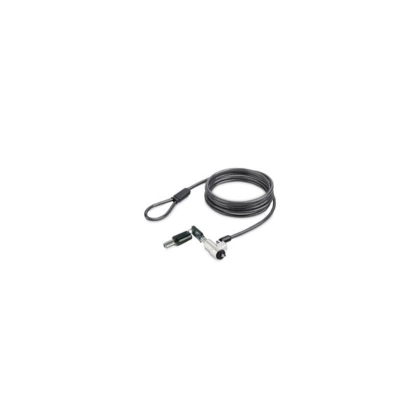 StarTech.com NBLWK-LAPTOP-LOCK - 2 m - Edel - 2 Schlüssel - Kunststoff - Stahl - Schwarz - Silber