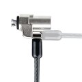 StarTech.com NBLWK-LAPTOP-LOCK - 2 m - Edel - 2 Schlüssel - Kunststoff - Stahl - Schwarz - Silber