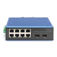 DIGITUS - DN-651147 - Indus. FE PoE Switch 10P 2xSFP